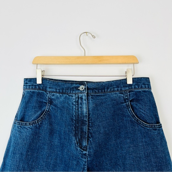 ISCHIKO OSKA Blue Mid Wash Denim Balloon Oversized Jeans UK 12 - Picture 5 of 15